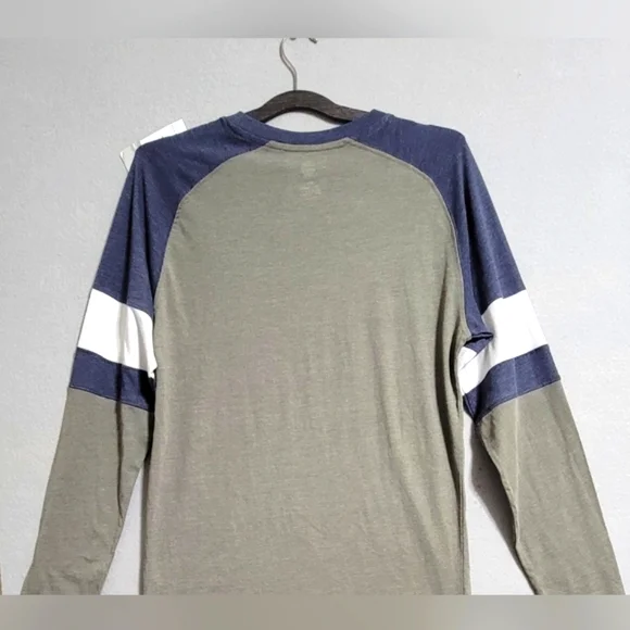 Nashville Predators NHL Shirt Men Medium Gray Blue Long Sleeve Hockey‎ Logo - Picture 3 of 6